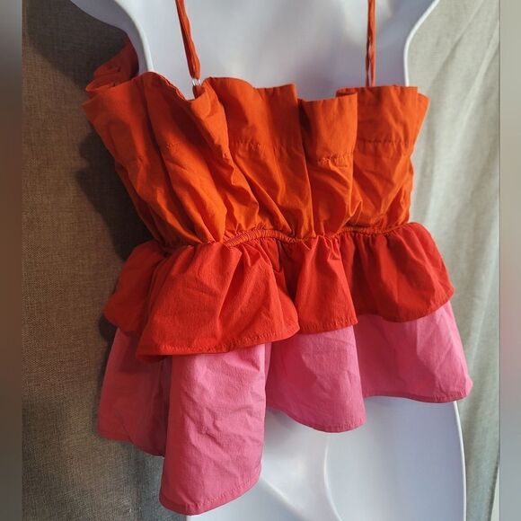 TCEC Pleated Colorblock Tank - Picture 7 of 9